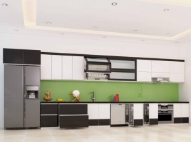 Tủ bếp nhựa Acrylic tại Kiến an